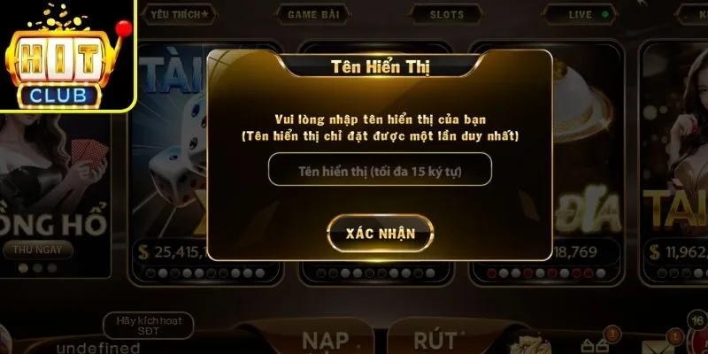 Đăng Ký Hitclub – Hướng Dẫn Tạo Tài Khoản Cho Người Mới 1 Thông tin khi tham gia